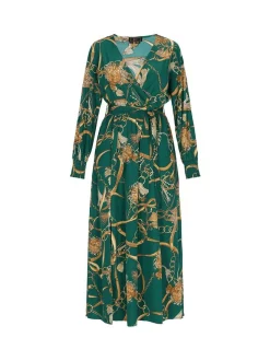 Faina Damen Kleid in türkis - Länge: mittel