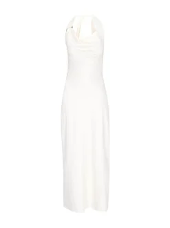 Faina Damen Kleid in weiß - Länge: mittel