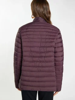 Faina Damen leichte Steppjacke in braun