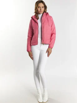 Faina Damen leichte Steppjacke in pink