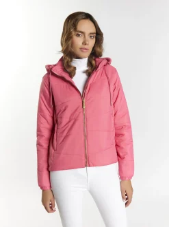 Faina Damen leichte Steppjacke in pink