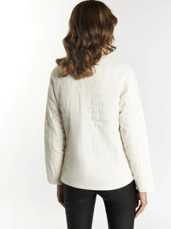 Faina Damen leichte Steppjacke in beige