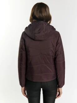 Faina Damen leichte Steppjacke in braun