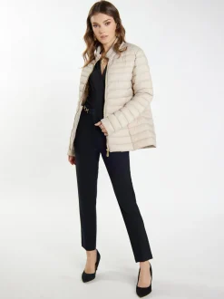 Faina Damen leichte Steppjacke in beige