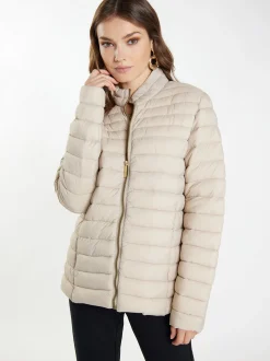 Faina Damen leichte Steppjacke in beige
