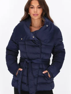 Faina Damen Mantel in marine