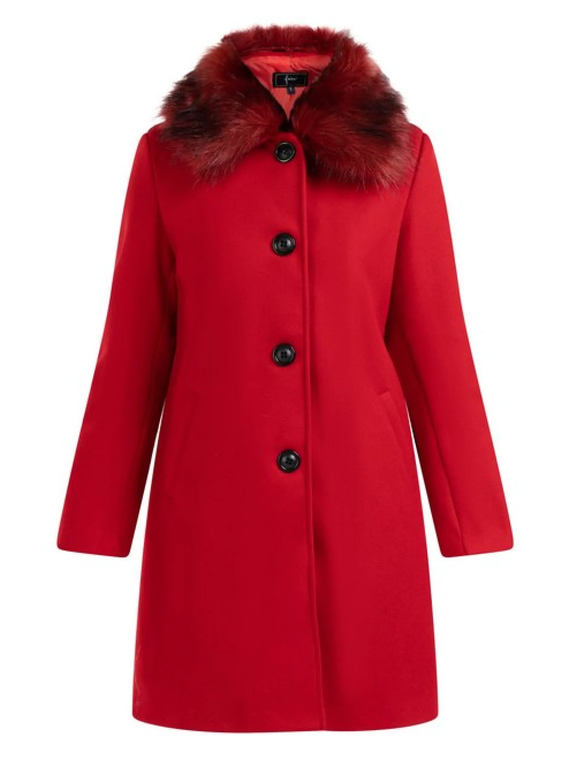 Faina Damen Mantel in rot