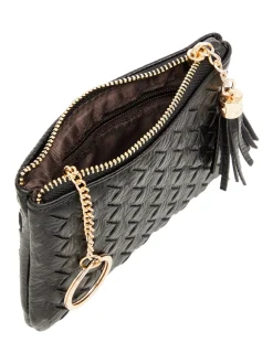 Faina Damen Portemonnaie in schwarz