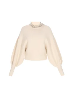 Faina Damen Pullover in beige