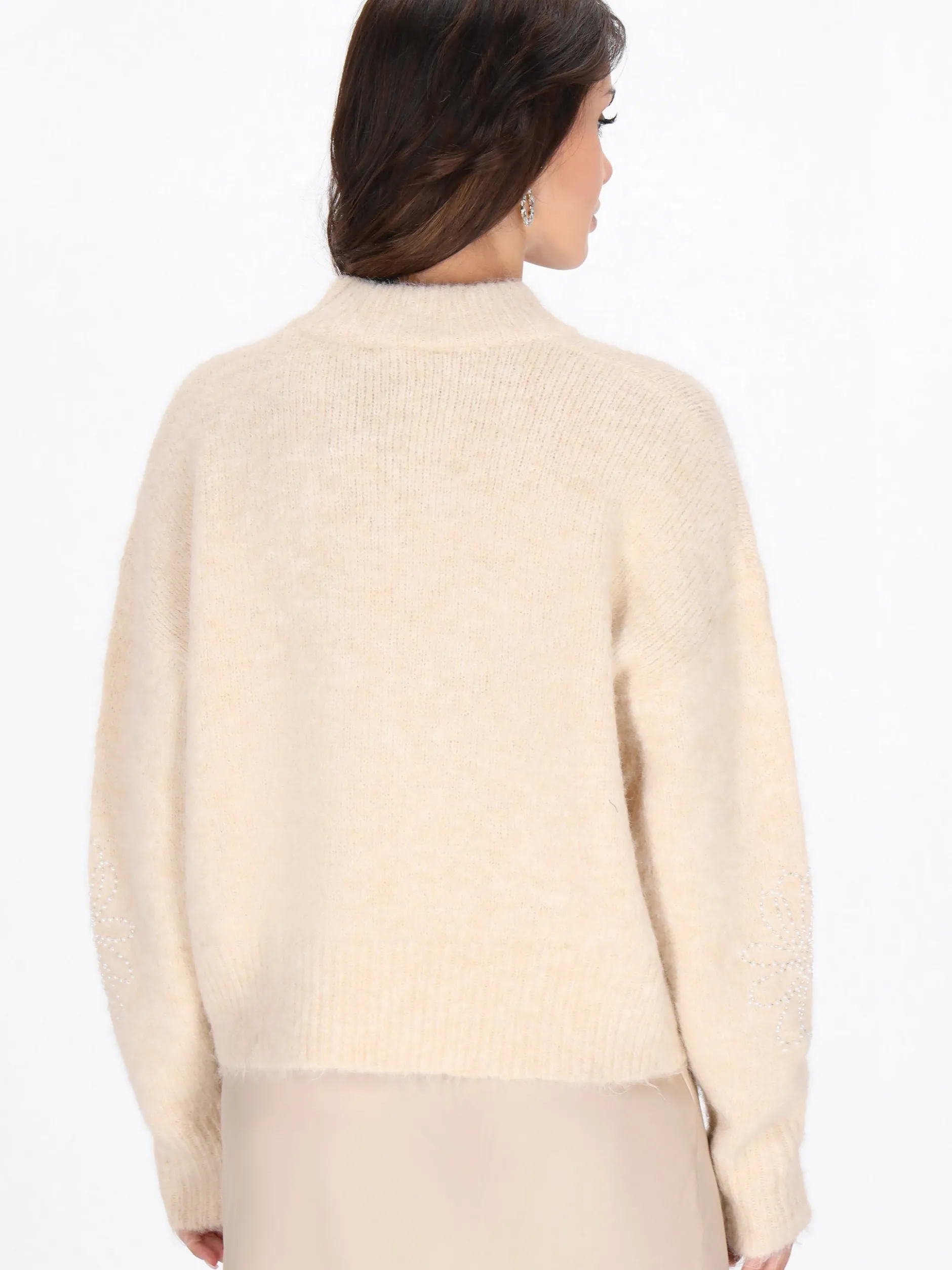 Faina Damen Pullover in beige