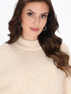 Faina Damen Pullover in beige