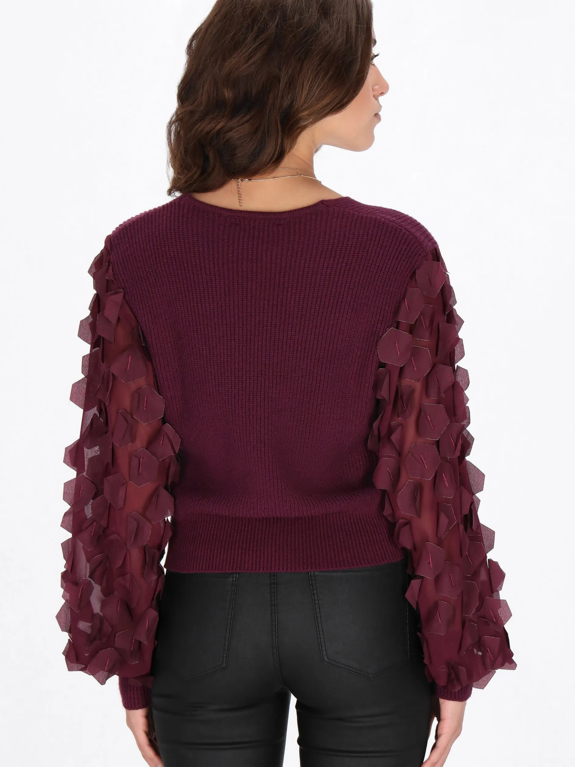 Faina Damen Pullover in bordeaux