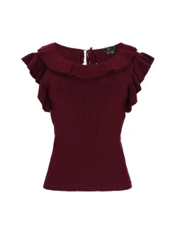 Faina Damen Pullover in bordeaux
