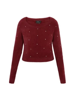 Faina Damen Pullover in bordeaux