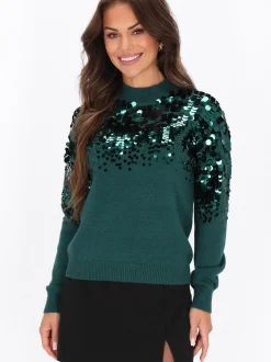 Faina Damen Pullover in grün