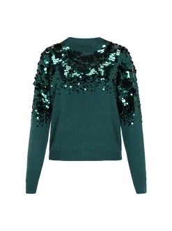 Faina Damen Pullover in grün