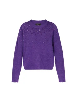Faina Damen Pullover in lila
