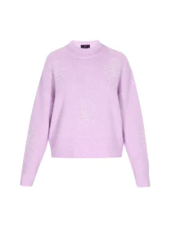 Faina Damen Pullover in lila