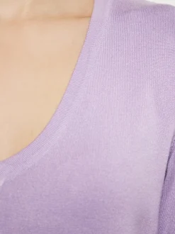 Faina Damen Pullover in lila