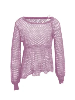 Faina Damen Pullover in lila