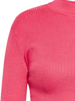 Faina Damen Pullover in pink - Ausschnitt: Rundhals