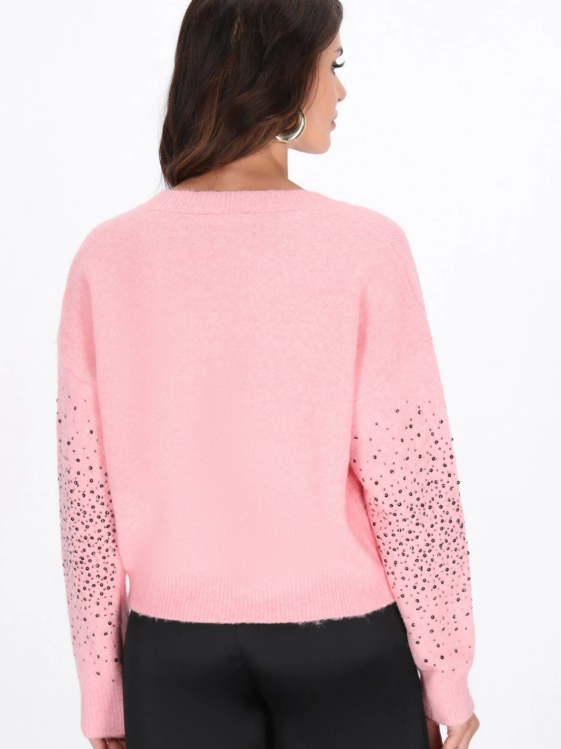 Faina Damen Pullover in rosa