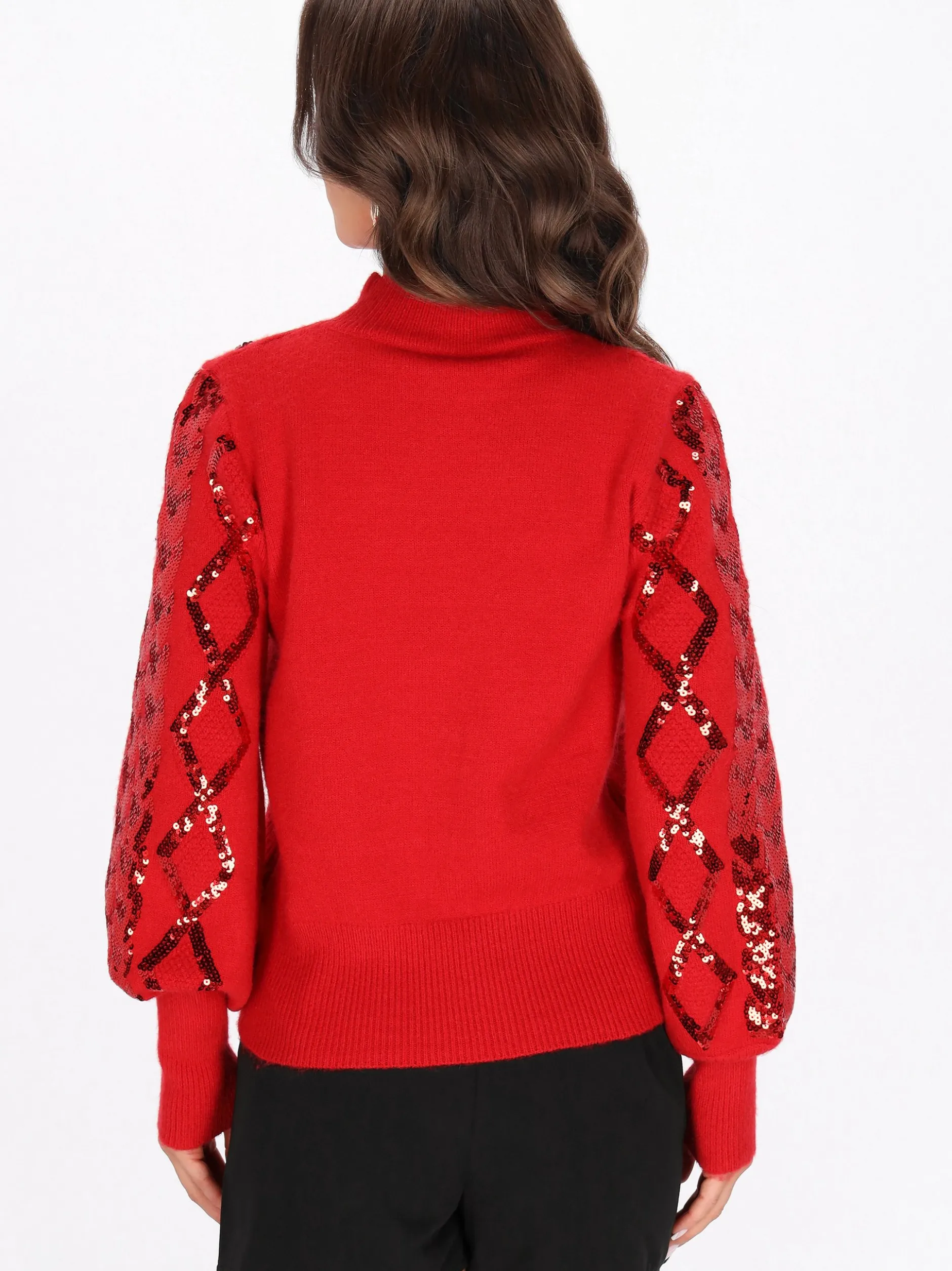Faina Damen Pullover in rot
