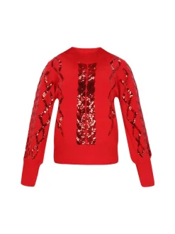 Faina Damen Pullover in rot