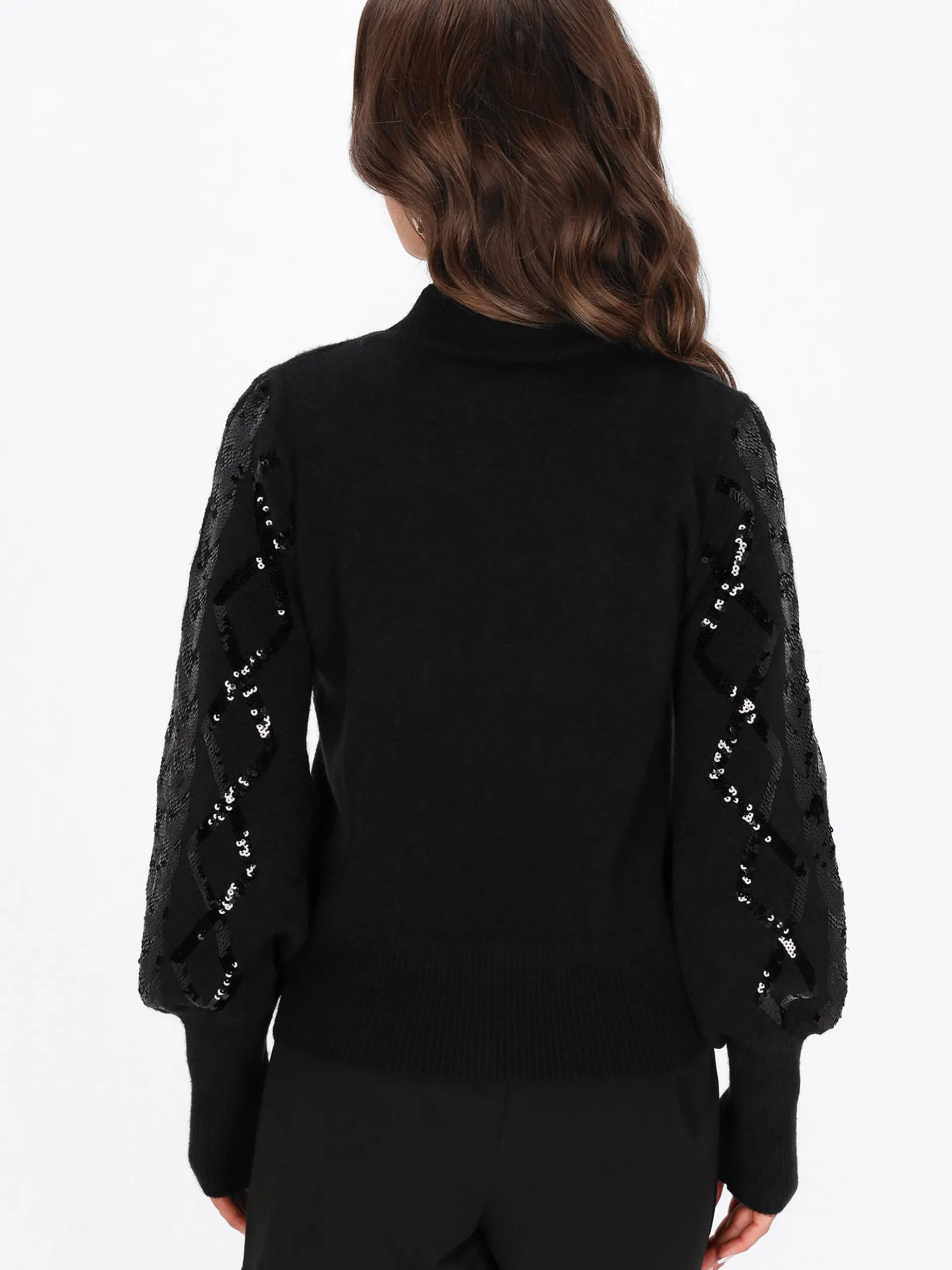 Faina Damen Pullover in schwarz