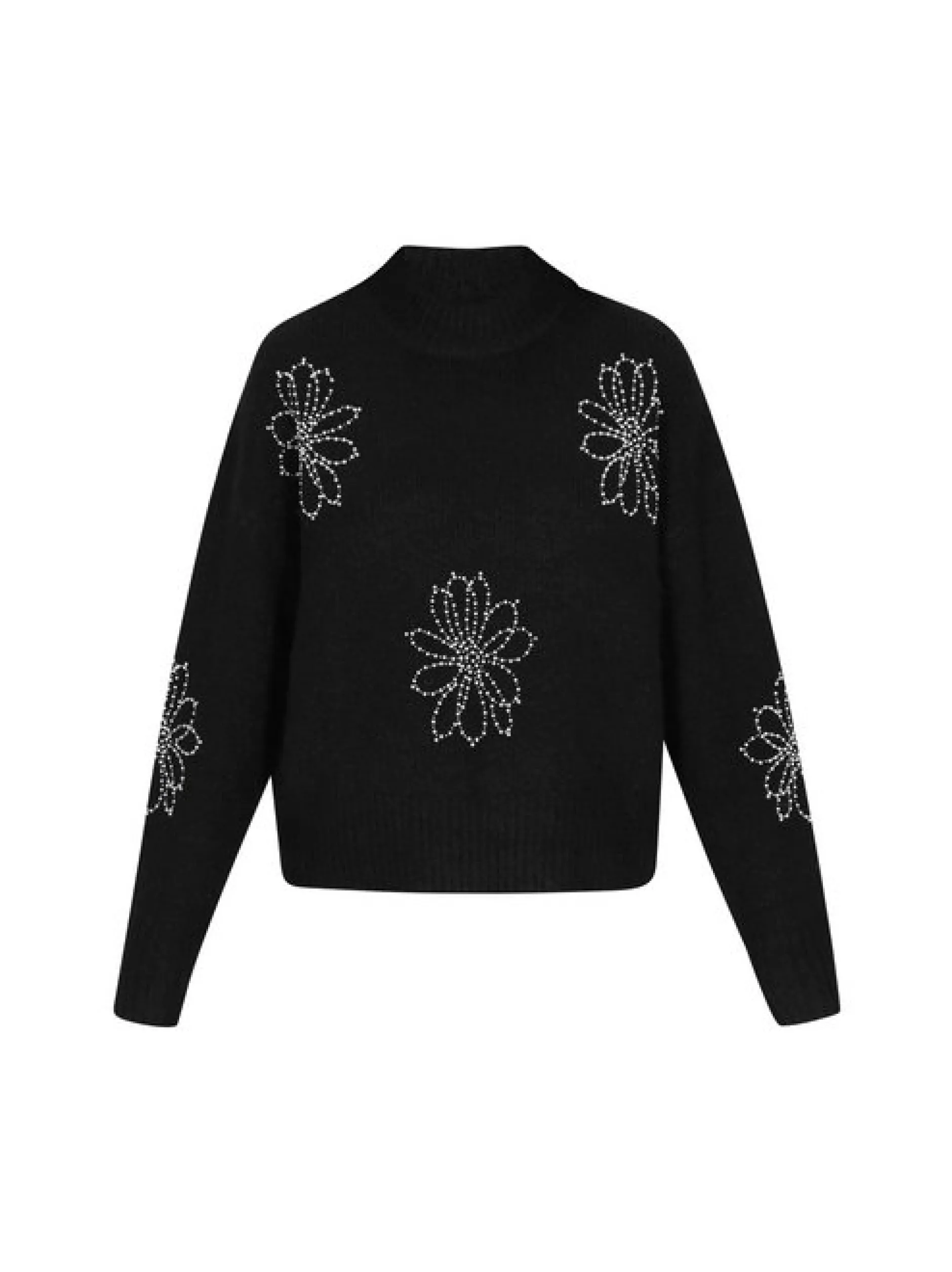 Faina Damen Pullover in schwarz