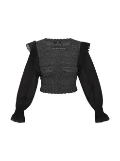 Faina Damen Pullover in schwarz