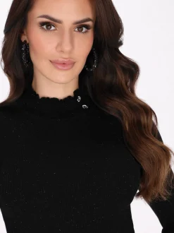 Faina Damen Pullover in schwarz