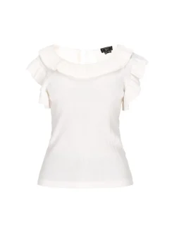 Faina Damen Pullover in weiß