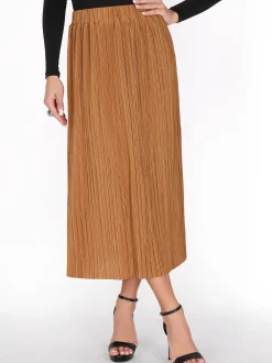 Faina Damen Rock in camel