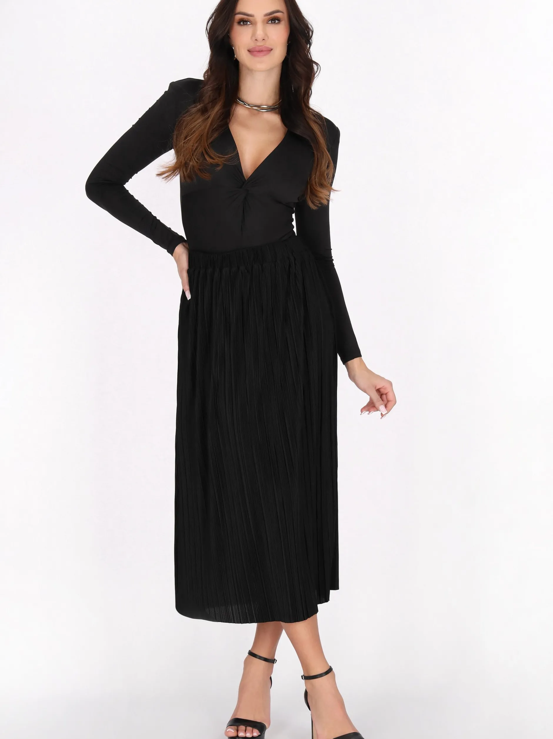 Faina Damen Rock in schwarz
