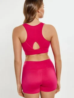 Faina Damen Spitze in pink - Ausschnitt: Rundhals