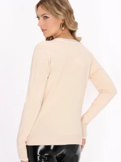 Faina Damen Strickjacke in beige
