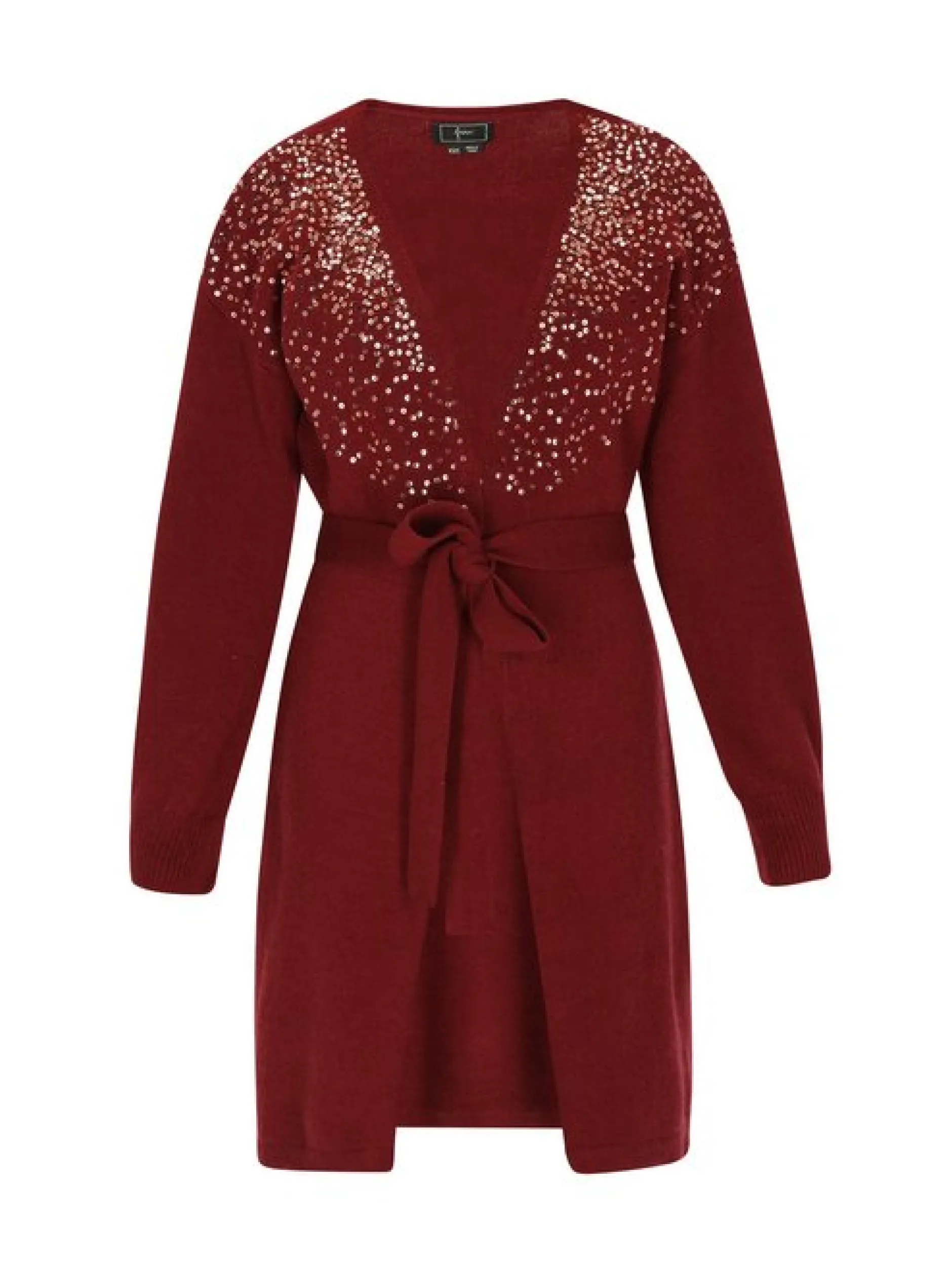 Faina Damen Strickjacke in bordeaux