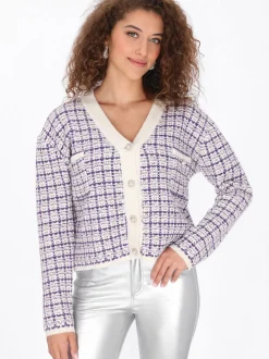 Faina Damen Strickjacke in ecru