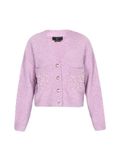 Faina Damen Strickjacke in lila