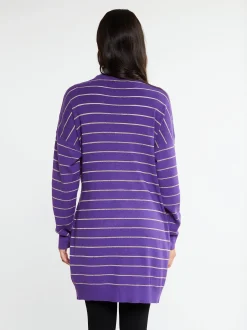 Faina Damen Strickjacke in lila