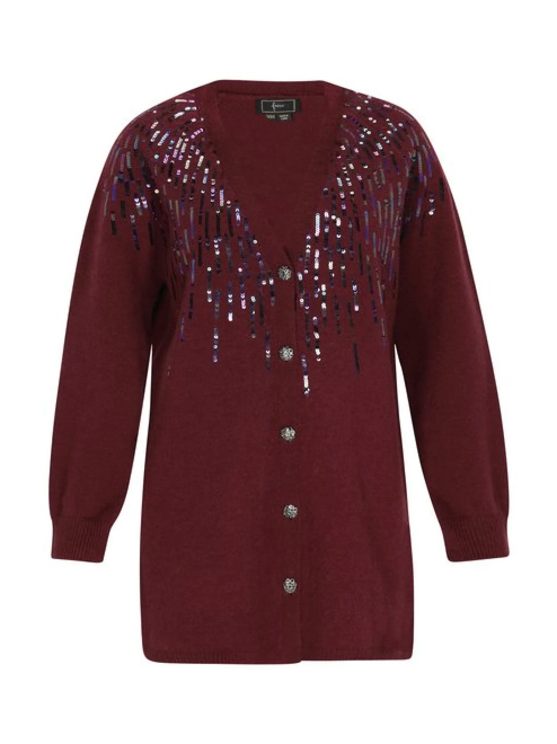 Faina Damen Strickjacke in lila