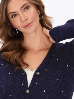 Faina Damen Strickjacke in marine