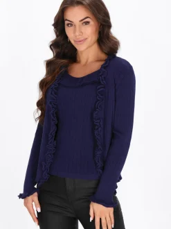 Faina Damen Strickjacke in marine