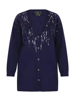 Faina Damen Strickjacke in marine