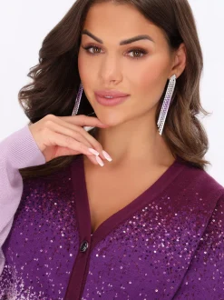 Faina Damen Strickjacke in mehrfarbig