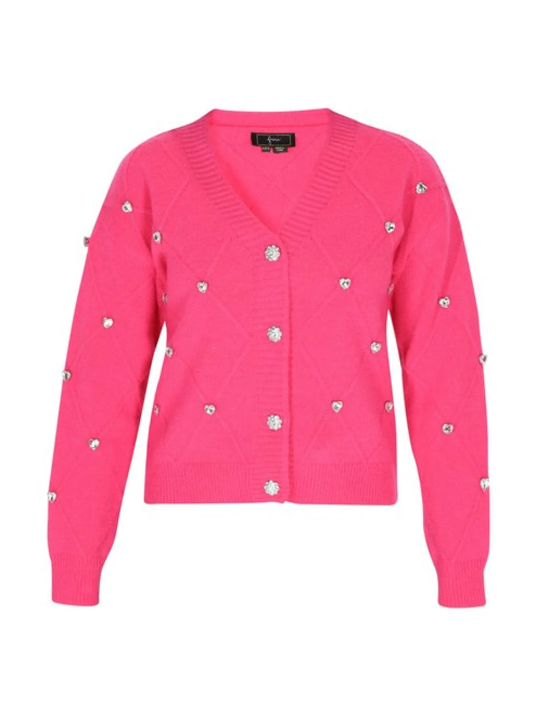 Faina Damen Strickjacke in pink