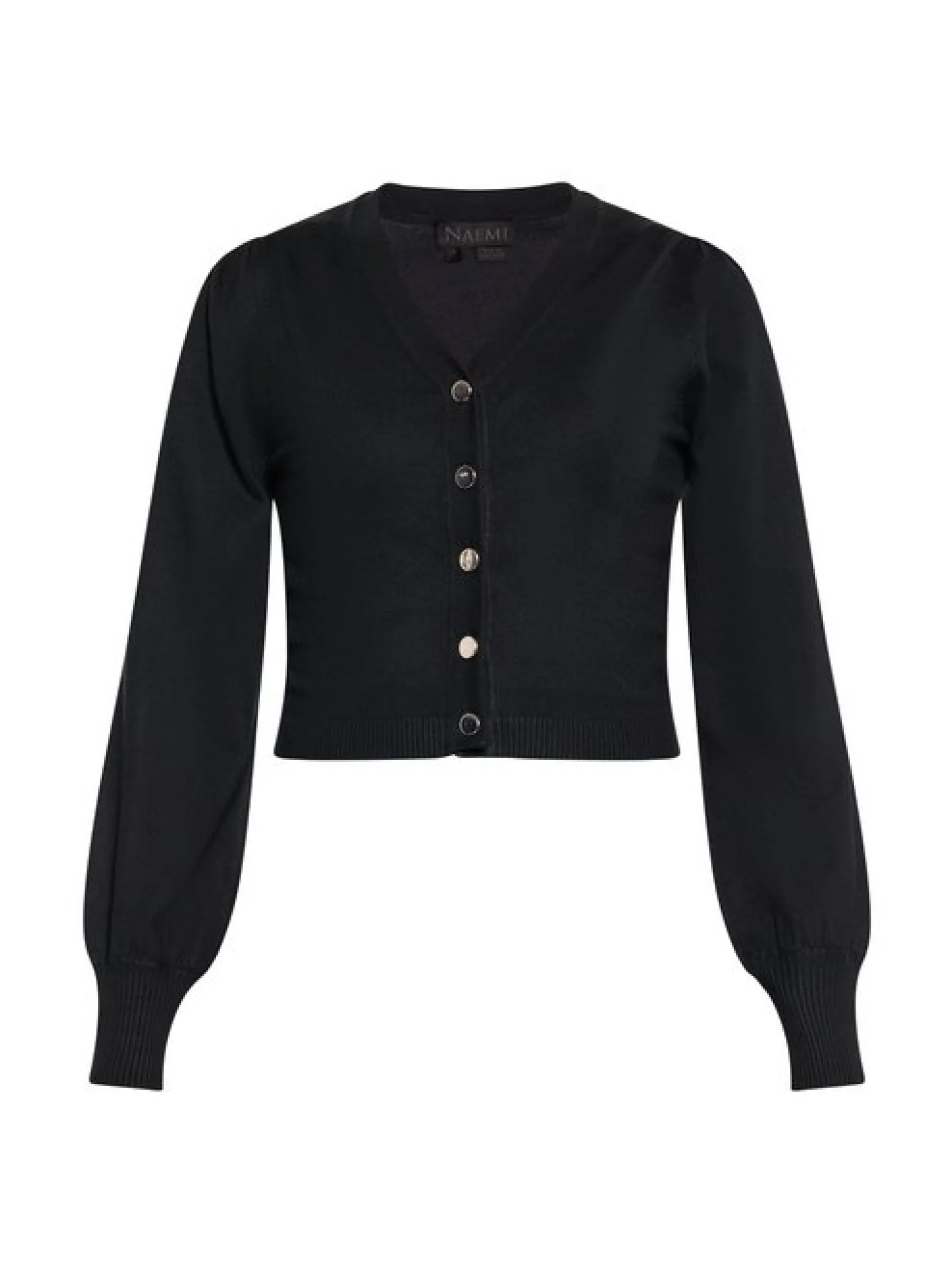 Faina Damen Strickjacke in schwarz