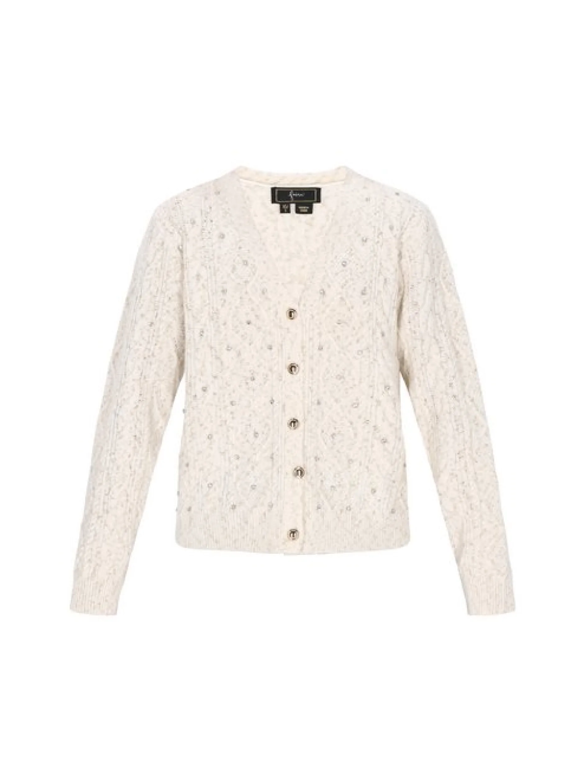 Faina Damen Strickjacke in weiß