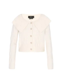 Faina Damen Strickjacke in weiß